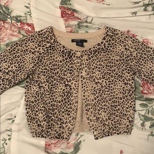 Cheetah Baby Gap Cardigan